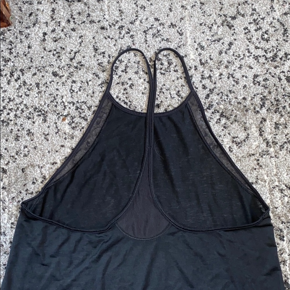 Lululemon Black Tank Razorback Mesh - Picture 3 of 5